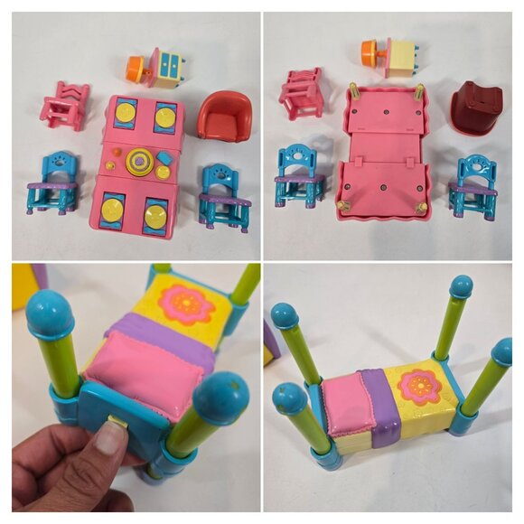 Vintage Dora the Explorer Dollhouse Furniture and People Mixed Lot & Diecast Car - Picture 9 of 12